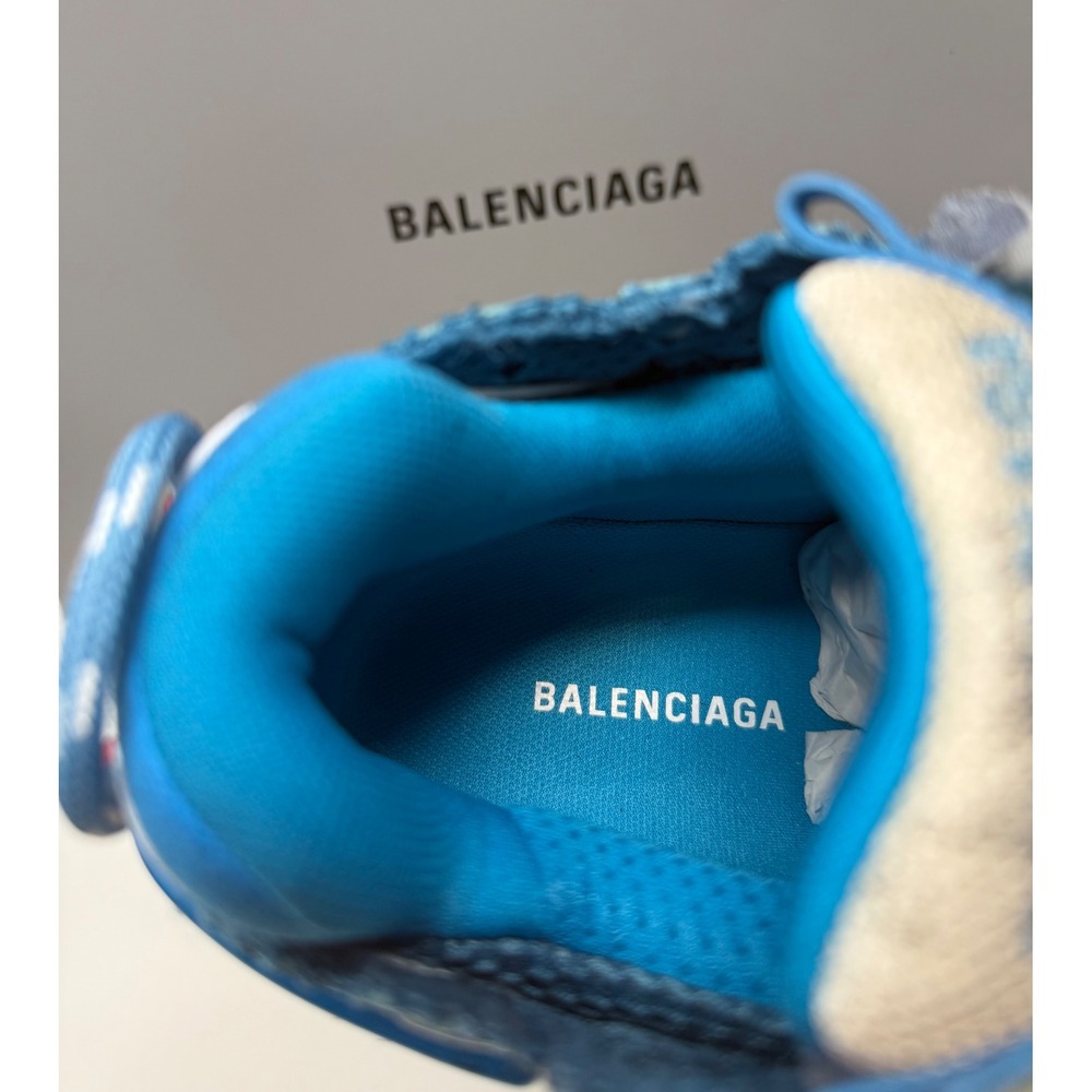 Balenciaga Marathon Runner Sneaker Blue Unreleased Demna Size 7 US 40 EU - Picture 8 of 10